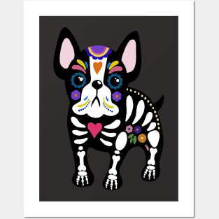 Day of the Dead- Pug Design Posters and Art